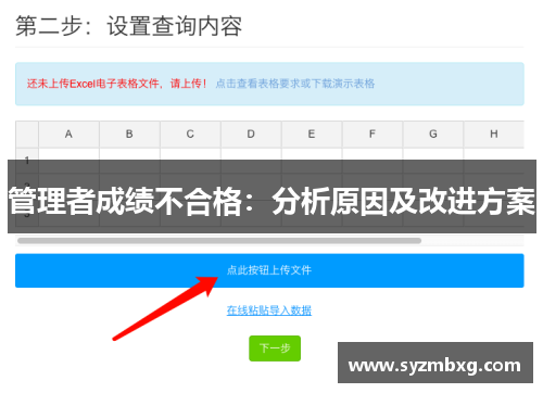 管理者成绩不合格：分析原因及改进方案